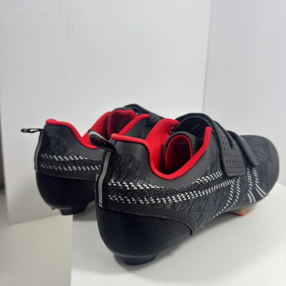 ULTIANT Cycling Shoes Mens 13 Black Red Indoor Delta Cleats EU‎ 47